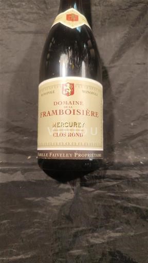 Burgundija Mercurey Domaine La Framboisière Clos Rond Neleten.
