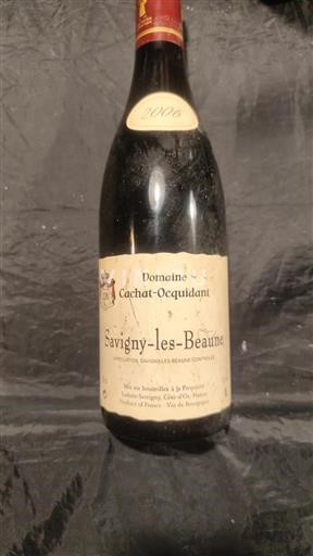 Vin Rouge sec Domaine Cachat-Ocquidant 2006 France Bourgogne Savigny-lès-beaune