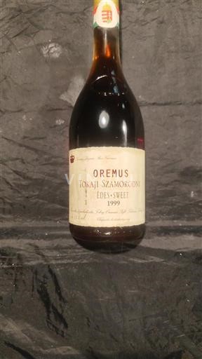Vin Rouge liquoreux Tokaji Szamorodni Édes Oremus 1999 Hongrie Tokaj