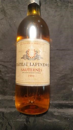 Bordeaux Sauternes Château Lapinesse 1999