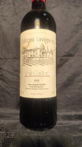 Bordeaux Saint-Émilion Château Lavignère 1999