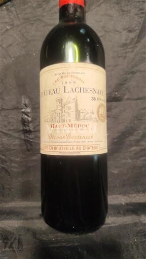 Bordeaux Haut-Médoc Cru Bourgeois Château Lachesnaye 1999