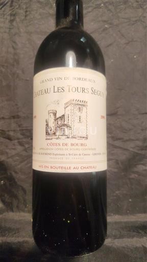 Bordeaux Côtes-de-bourg Château Les Tours Seguy 1999