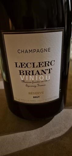 Champanhe Leclerc Briant Réserve Não Sazonado