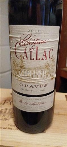 Bordeaux Graves Château Callac 2010