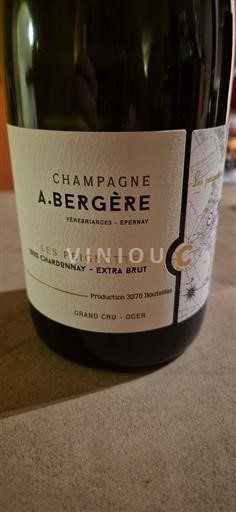 Champagne Grand Cru A. Bergère Les Peignottes Ikke årgangsbestemt