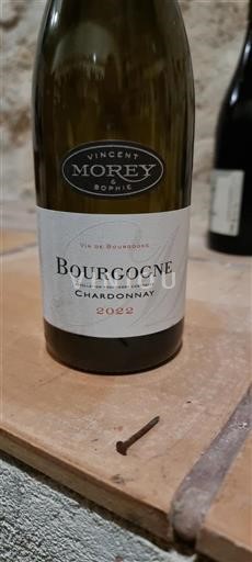 Vin Blanc sec Vincent Morey & Sophie 2022 France Bourgogne