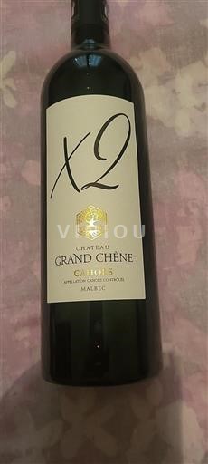 Vin Rouge sec X2 Château Grand Chêne 2021 France Sud-Ouest Cahors