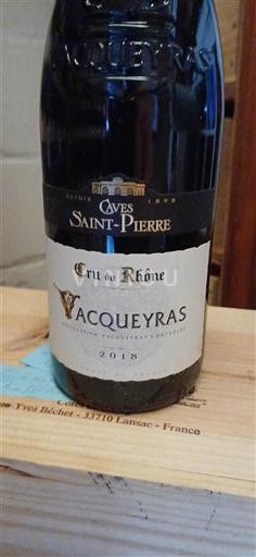 Údolí Rhôny Vacqueyras Caves Saint-Pierre 2018