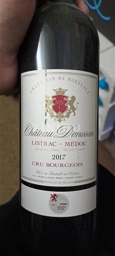 Bordeaux Listrac-Médoc Cru Bourgeois Château Donissan 2017