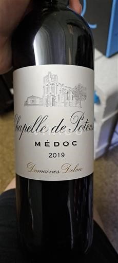 Bordeaux Médoc Château Potensac Chapelle de Potensac 2019
