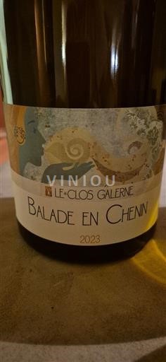 Valle della Loira Anjou Le Clos Galerne Balade en Chenin 2023