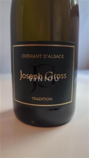Alsácia Crémant da Alsácia Joseph Gross Tradition Não Sazonado
