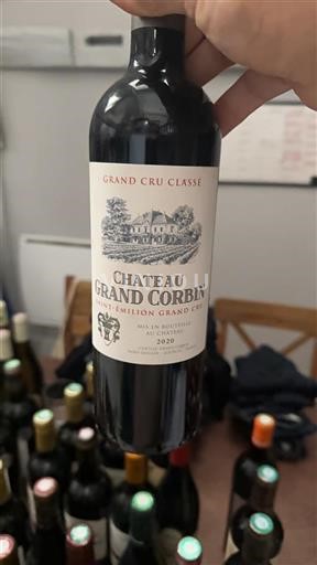 Bordeaux Saint-Émilion Grand Cru Grand Cru Château Grand Corbin 2020
