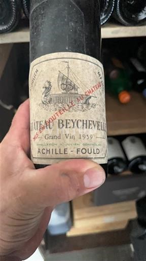 Bordeaux Saint-Julien Grand Cru Château Beychevelle 1959