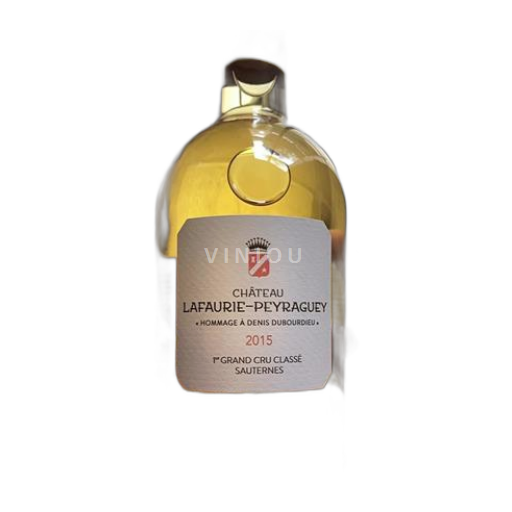Vin Blanc liquoreux Hommage à Denis Dubourdieu Lafaurie-Peyraguey 2015 France Bordeaux Sauternes AOC Grand Cru