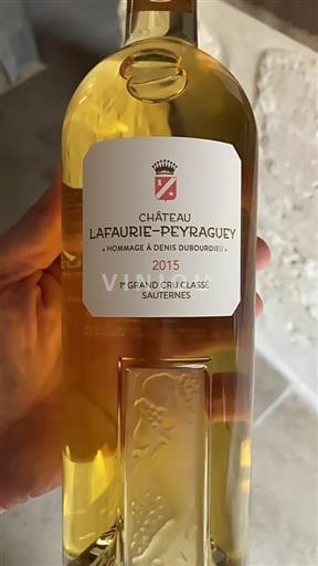 Bordeaux Sauternes Grand Cru Château Lafaurie-Peyraguey Hommage à Denis Dubourdieu 2015
