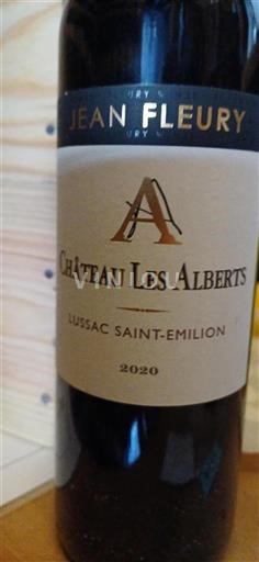 Bordeaux Lussac-saint-émilion Château Les Alberts 2020