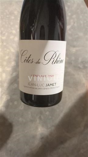 Vin Rouge sec L'Enclave Jean-Luc Jamet 2021 France Vallée du Rhône Côtes-du-rhône AOC