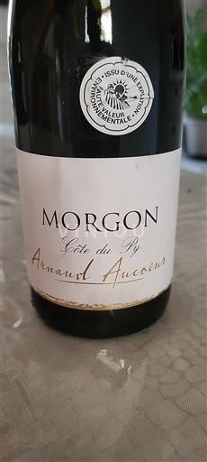 Beaujolais Morgon Arnaud Aucoeur Côte du Py 2022