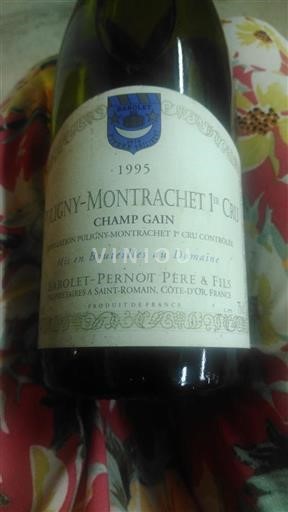 Burgundsko Puligny-Montrachet Premier Cru Barolet-Pernot Père & Fils Champ Gain 1995