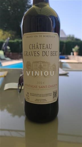 Bordeaux Montagne Saint-Émilion Château Graves du Bert 2024