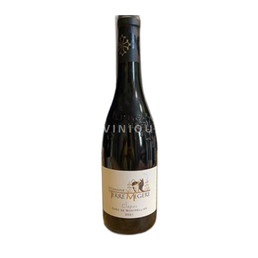 Vin Rouge sec Clapas Domaine Terre Mégère 2021 France Languedoc Grès de Montpellier AOC