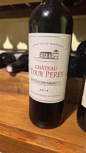 Bordeaux Saint-Émilion Grand Cru Château Tour Perey 2018