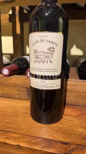 Bordeaux Saint-Émilion Grand Cru Grand Cru Château Clos de Sarpe 2010