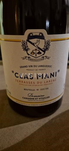 Languedoc Terrasses du Larzac Cassagne et Vitailles Clas Mani 2017