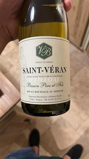 Burgund Saint-Véran Besson Pere et Fils Ohne Jahrgang