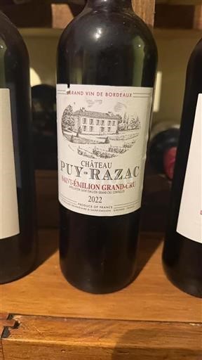 Bordeaux Saint-Émilion Grand Cru Grand Cru Château Puy-Razac 2022