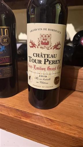 Bordeaux Saint-Émilion Grand Cru Château Tour Perey 2019