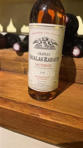 Bordeaux Sauternes Premier Cru Château Sigalas Rabaud 1997