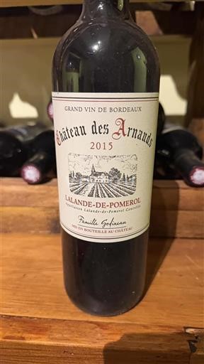 Bordeaux Lalande-de-Pomerol Château Des Arnauds 2015