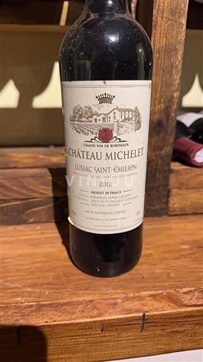 Bordeaux Lussac-saint-émilion Château Michelet 2012