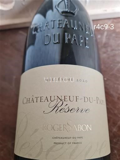 Rhône Valley Châteauneuf-du-Pape Roger Sabon Réserve 2020