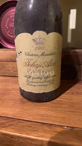 Tokaj Niet gespecificeerd Château Megyer Tokaji Aszu 3 puttonyos 1988