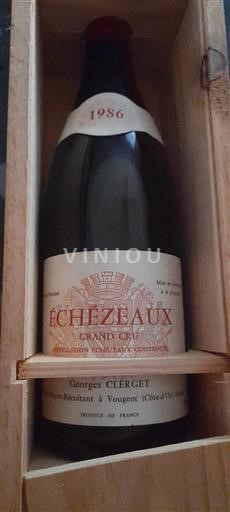 Borgogna Échézeaux Grand Cru Georges Clerget 1986