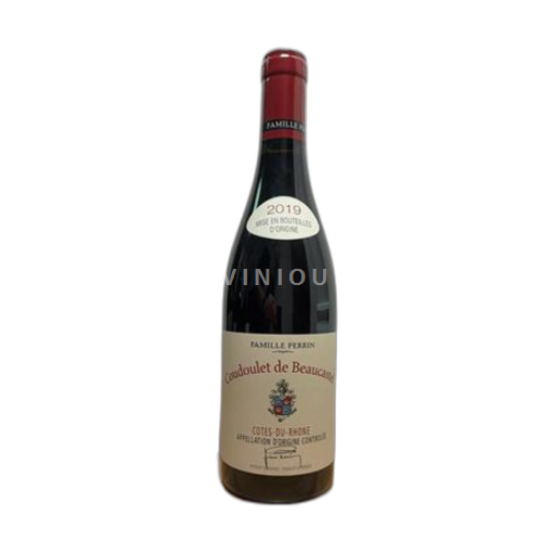 Rhônen laakso Côtes-du-rhône Famille Perrin Coudoulet de Beaucastel 2019