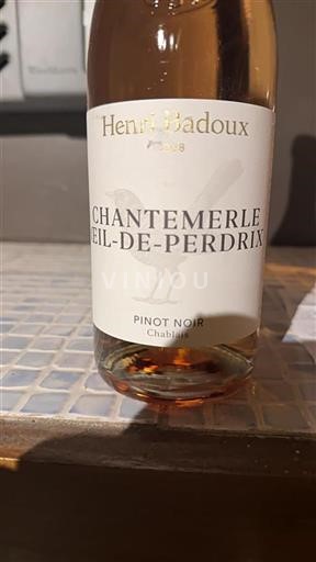 Vaud Chablais PDO Henri Badoux Chantemerle Œil-de-Perdrix Non-Vintage