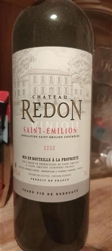 Bordeaux Saint-Émilion Château Redon 2020