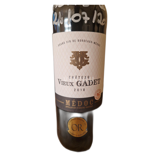 Bordeaux Médoc Château Vieux Gadet 2018