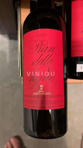Toscane Rosso di Montalcino Antinori Pian delle Vigne 2020