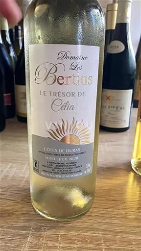Sud-Ovest Côtes-de-duras Domaine Les Bertins Le Trésor de Célia 2020