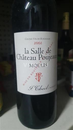 Bordeaux Nespecifikováno Château Poujeaux la Salle de Château Poujeaux 2002