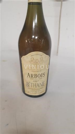 Jura Arbois Fruitière Vinicole Arbois Béthanie 2007