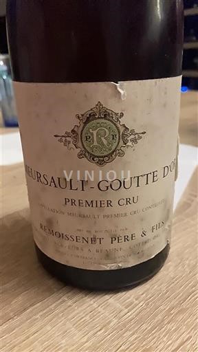 Bourgogne Meursault Premier Cru Remoissenet Père & Fils Meursault-Goutte d'Or 2004