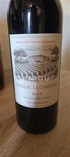 Bordeaux Médoc Cru Bourgeois Château La Cardonne 2015