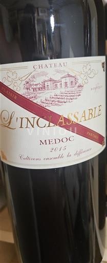 Bordeaux Médoc Château L'Inclassable 2015
